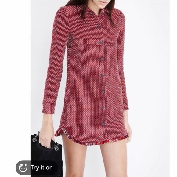 Maje Dresses & Skirts - Maje Button Down Shirt Dress